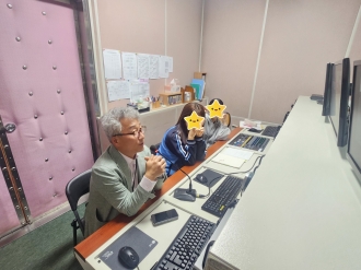 북구자원봉사교육강사단 우산중학교 전교생 자원봉사교육 진행